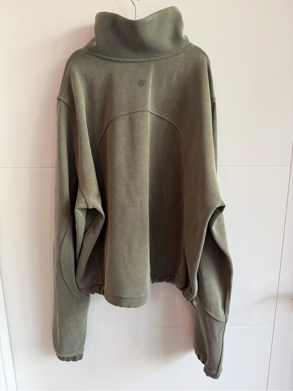 Lululemon Softstream Quarter Zip in Olive Green - Picture 2 of 5
